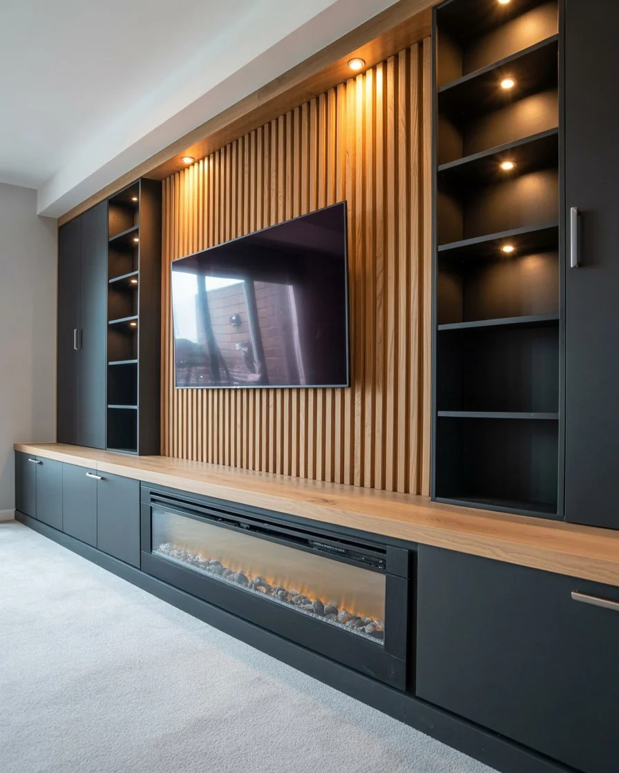 Essence Floating Wall TV Stand, modern wall-mounted TV unit by TVStands.co.za, South Africa