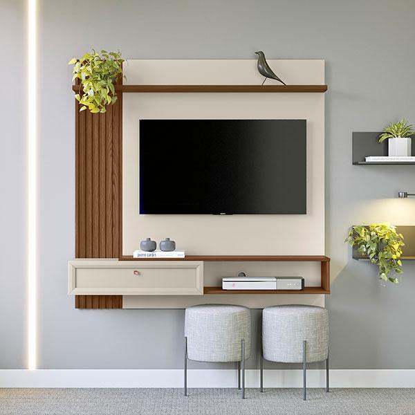 Cove Compact Wall TV Unit, pre-assembled wall-mounted TV stand, fully assembled and delivered nationwide